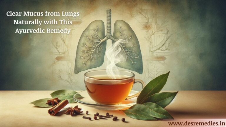 Clear mucus from lungs Ayurvedic remedy