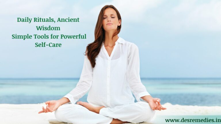 Ayurvedic daily self-care habits
