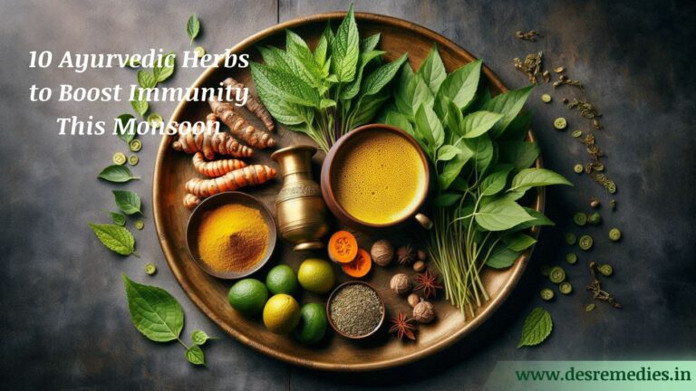 Ayurvedic herbs for monsoon infections