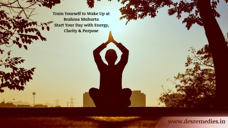 Wake Up at Brahma Muhurta