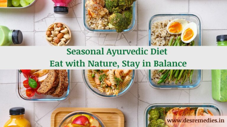 seasonal ayurvedic diet