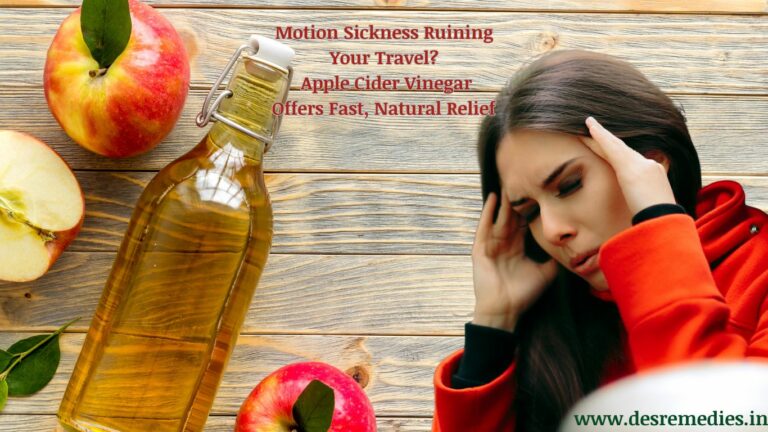 Apple Cider Vinegar for Motion Sickness
