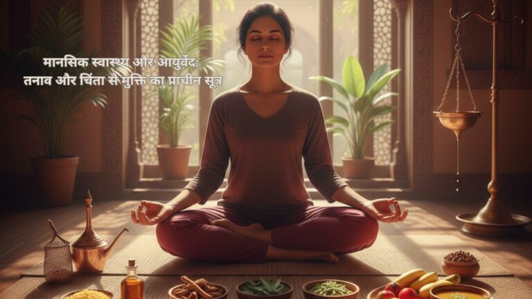मानसिक स्वास्थ्य और आयुर्वेद: तनाव और चिंता से मुक्ति का प्राचीन सूत्र