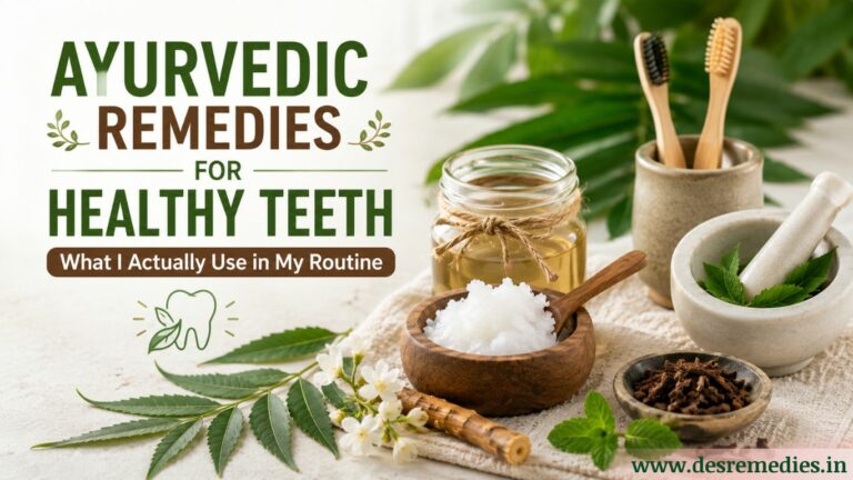 Ayurvedic remedies for healthy teeth