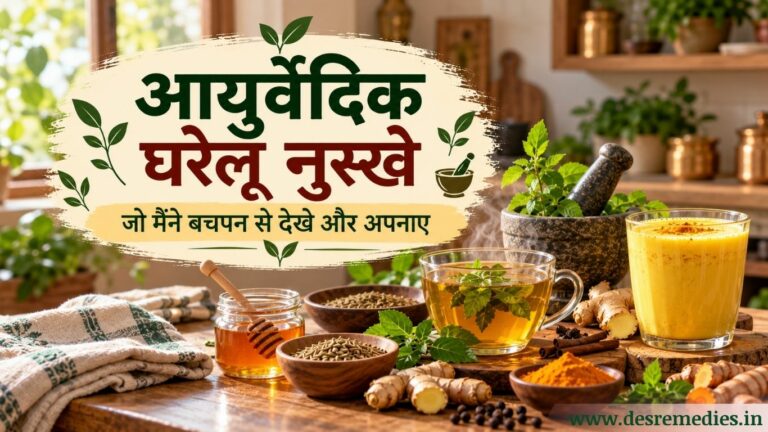 आयुर्वेदिक घरेलू नुस्खे