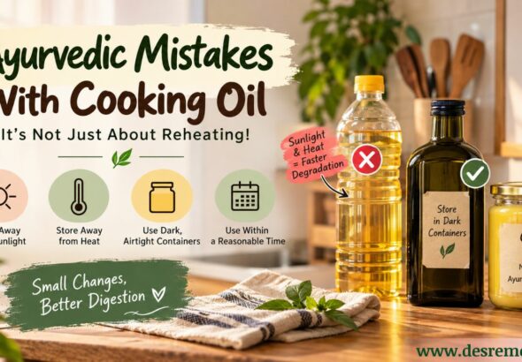 Ayurvedic mistakes with cooking oil