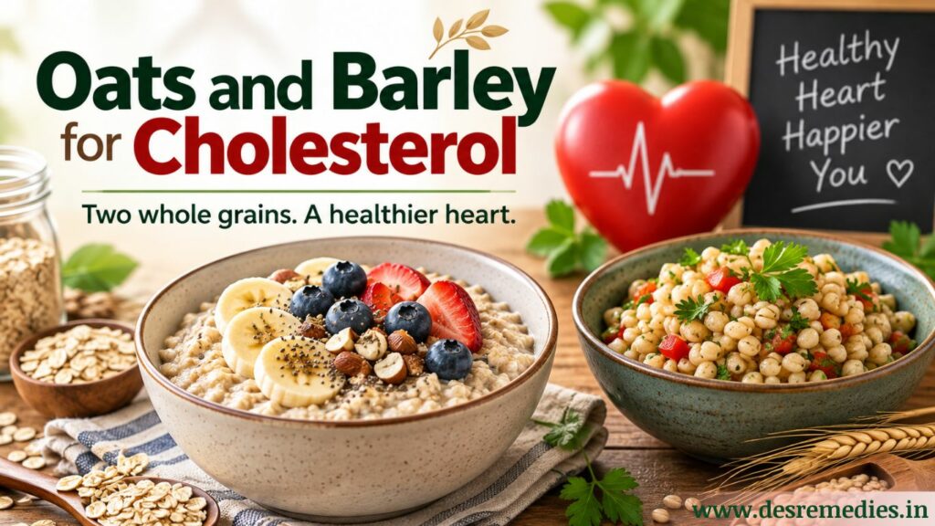 Oats and Barley for Cholesterol